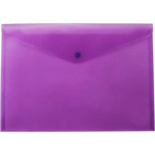 Папка - конверт Buromax А4, with a button, violet (BM.3926-07) зображення 1