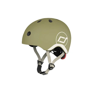 Шолом Scoot&Ride оливковий з ліхтариком 45-51см (SR-181206-OLIVE) зображення 1