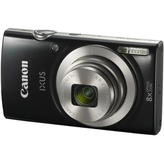 Цифровий фотоапарат Canon IXUS 185 Black Kit (1803C012) - изображение 1