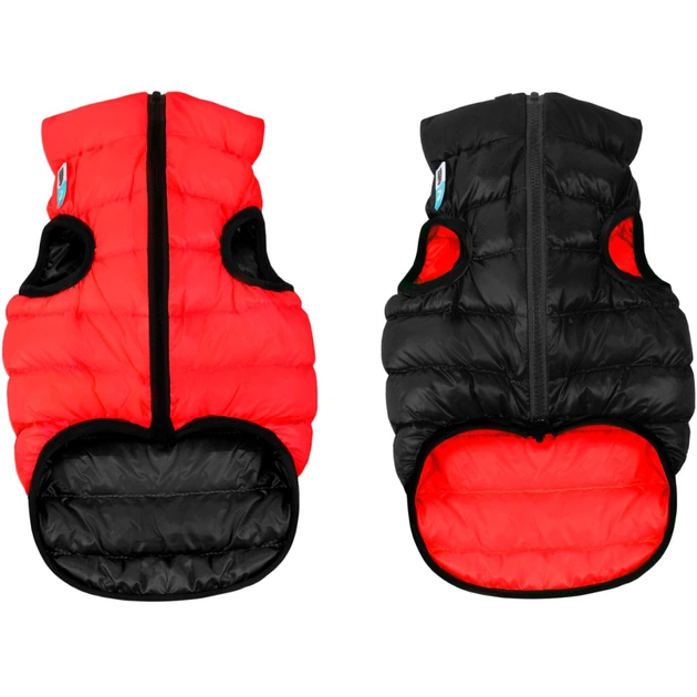 Курточка для тварин Airy Vest двостороння L 65 червоно-чорна (1647) - зображення 1