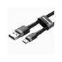 Дата кабель USB 2.0 AM to Type-C 1.0m Black-Grey Baseus (491798) - зменшене зображення 2