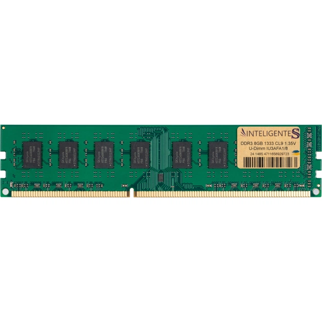 Модуль пам'яті для комп'ютера DDR3L 8GB 1333 MHz INTELIGENTES (IU3AFA1/8) - зображення 1