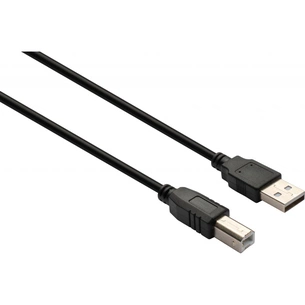 Кабель для принтера USB 2.0 AM/BM 1.8 m Shilded Vinga (VCPDCAMBMS1.8BK) зображення 1