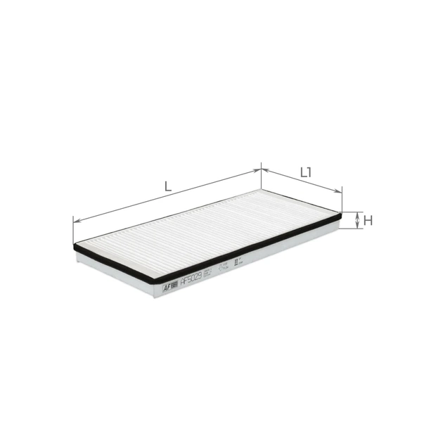 Фільтр салону ALPHA FILTER AF5029 - зображення 1