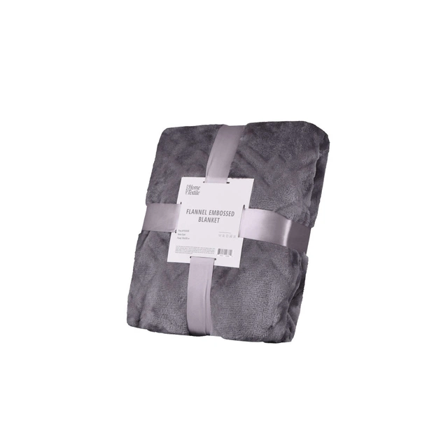 Плед Ardesto Embossed сірий, 160х200 см (ART0303EB) - изображение 1
