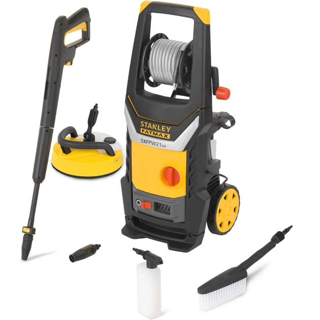 Мийка високого тиску Stanley FATMAX, 2.1 кВт, 145 бар, шланг 8м. (SXFPW21MPE) - зображення 1