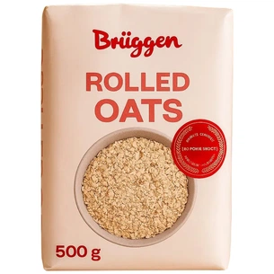 Пища быстрого приготовления Bruggen Цельнозерновые овсяные хлопья 500 г (1111790) изображение 1