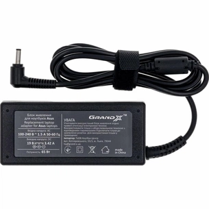 Блок живлення до ноутбуку Grand-X Asus (19V 3.42A 65W) 3.0x1.1mm (AS65W135C) зображення 1