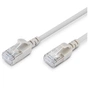 Патч-корд 1.5м, FTP, cat.6A, Sliim, AWG 32/7, Cu, LSZH, grey Digitus (DK-1632-A-015S) - зменшене зображення 1