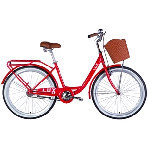Велосипед Dorozhnik 26" LUX Velosteel рама-17" червоний 2025 (OPS-D-26-329) зображення 1
