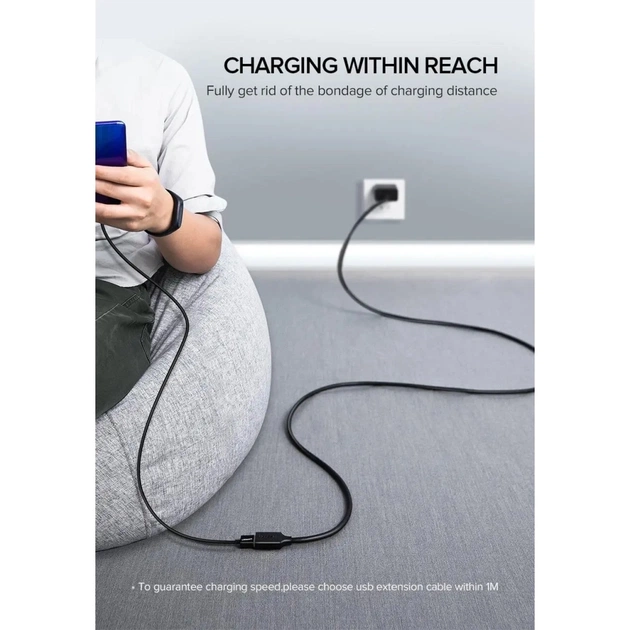 Дата кабель USB 3.0 AM/AF 1.0m US129 black Ugreen (10368) - изображение 7