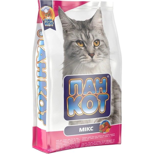 Сухий корм для кішок Пан Кот Мікс 400 г (4820111140367) - зображення 1