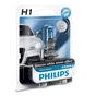 Автолампа Philips H1 WhiteVision +60%, 3700K, 1шт (12258WHVB1) - зменшене зображення 1