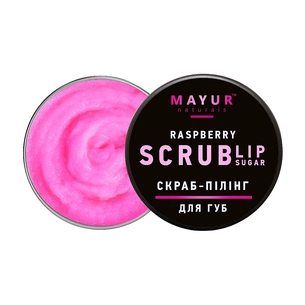Скраб для губ Mayur Raspberry Lip Sugar Scrub Малинове праліне 15 г (4820230953237) изображение 1