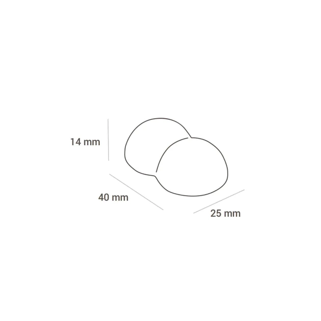 Форма для шоколаду Silikomart Bolla-p 40х25 h14 мм 24 шт (CH010) - picture 3
