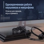 Адаптер ColorWay 3.5 мм - 2х3.5 мм (M/F), 0.28 м, Black (CW-AD-J2FJ) - зменшене зображення 9