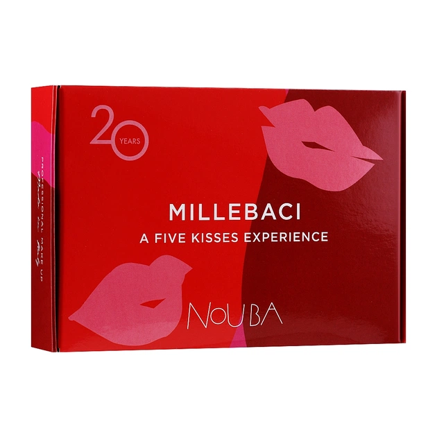Набір косметики NoUBA Millebaci A Five Kisses Experience №1 Red Passion 67-7-46-68-69 5x3 мл (8010573412010) - зображення 1