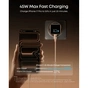 Зарядний пристрій Anker USB-C 45W Smart Display black (A121DG11) - зменшене зображення 2