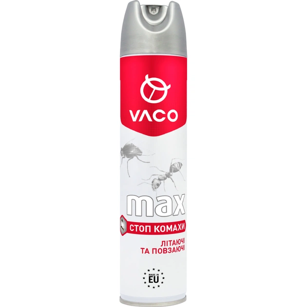 Аэрозоль от насекомых Vaco Max Универсальный от летающих и ползающих насекомых 300 мл (5901821952668) - изображение 1