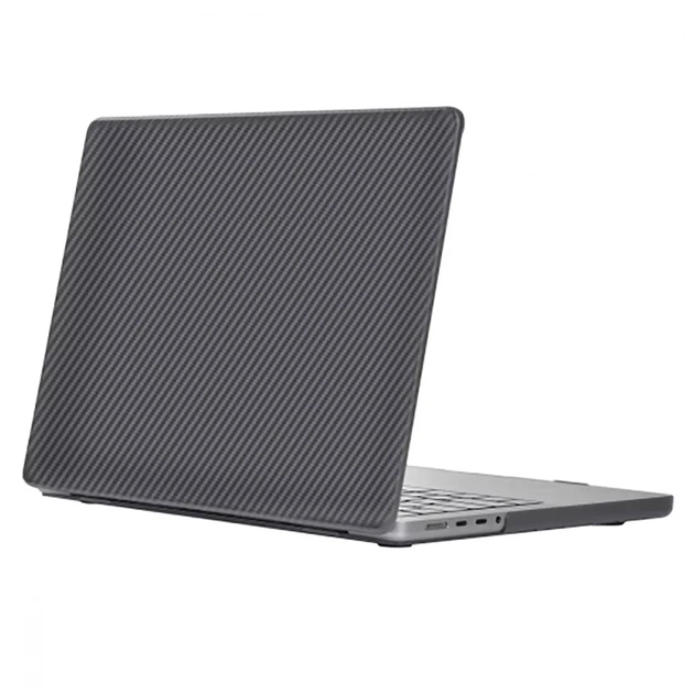 Чохол до ноутбука WIWU (накладка) 14,2 MacBook Pro A2442/A2779 iKavlar Crystal, black (47396) - зображення 1