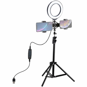 Набір блогера Puluz Ring USB LED lamp 6.2"+ tripod 1.1m (PKT3036) picture 1