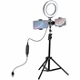 Набір блогера Puluz Ring USB LED lamp 6.2"+ tripod 1.1m (PKT3036) - preview 1