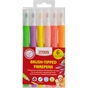 Фломастери Maxi пензлики BRUSH-TIPPED Jumbo, 6 пастельних кольорів, лінія 0,5-6 мм (MX15238) - зменшене зображення 1