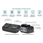 Ланцюгова пила Konner&Sohnen KS CS40V-14 40В(20V+20V) 2x4Ah, 35см (KSCS40V-14SET) - зменшене зображення 10