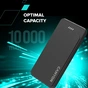 Батарея універсальна Canyon OnPower 100 10000mAh, 5В/2А, Black (CNS-CPB100B) - зменшене зображення 6