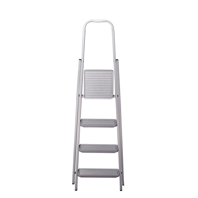 Драбина Eurogold зварна 4-х сходинкова GREY, 156х49х9см, Арт.214 (ЕГ-214 GREY) - picture 3