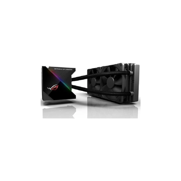 Система жидкостного охлаждения ASUS ROG RYUJIN 240 LGA 115x,1366, 2011, 2011-3, 2066AMD AM4, TR4* OLED-дисплей вентилят (90RC0030-M0UAY0) - изображение 1