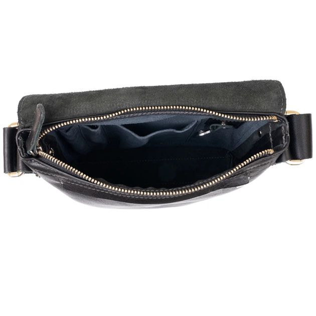 Сумка Grande Pelle У гладкій шкірі Чорна (11333) - зображення 6