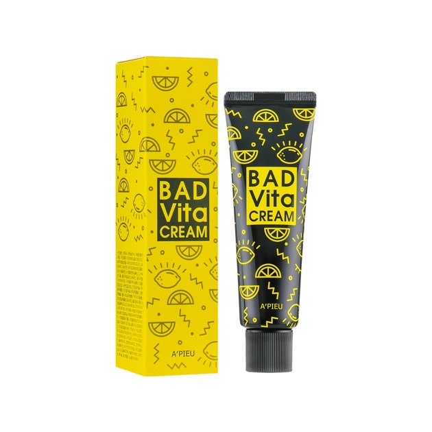 Крем для обличчя A'pieu Bad Vita Cream Лікувальний вітамінний 50 г (8809530049754) - изображение 1