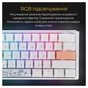 Клавіатура Ducky One 3 Mini Cherry MX Speed Silver RGB UA USB White (DKON2161ST-PUAPXPWWWSC1) - зменшене зображення 3