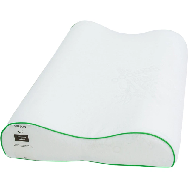 Подушка MirSon ортопедична 6037 Green nature Julia Aero 58х40х10.5 (2200003261608) - зображення 1