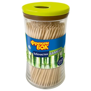 Зубочистки Фрекен БОК бамбукові 250 шт. (4823071635829) зображення 1