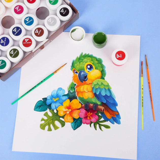 Гуашеві фарби Yes Minecraft 24 кольорів по 20 мл (230409) - picture 7