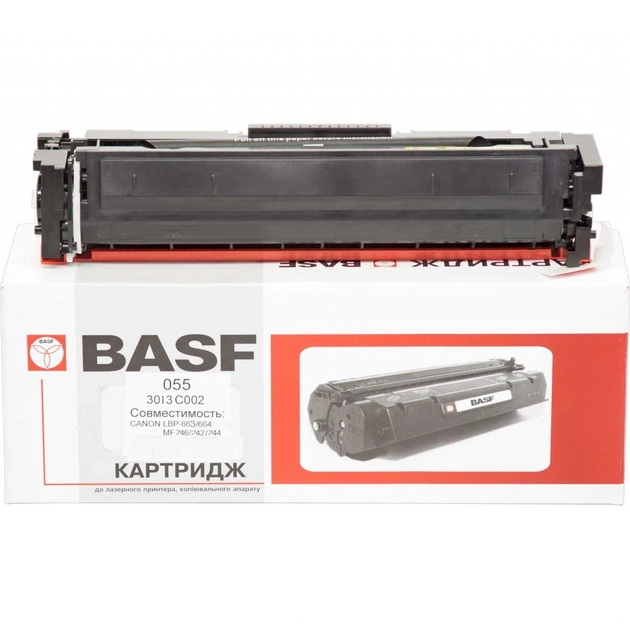 Картридж BASF Canon 055 MF-742Cdw аналог 3013C002 Yellow, without chip (KT-3013C002-WOC) - зображення 1