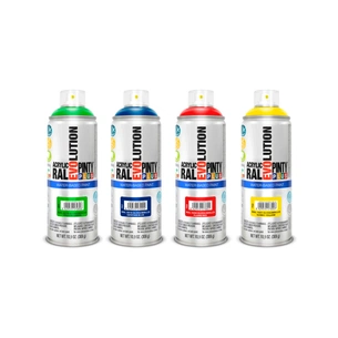 Фарба-аерозоль Pintyplus на водній основі Evolution Ral 5010, Синій, глянцевий 400 мл (8429576274004) зображення 1