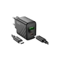 Зарядний пристрій HOCO CS23A USB-C PD30W + 1xUSB QC3.0 + cable USB-C to USB-C black (6942007609968) - зменшене зображення 4