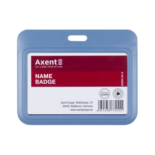 Бейдж Axent слайдер горизонтальний, 85х54мм , димчастий синій (4500H-02-A) изображение 1
