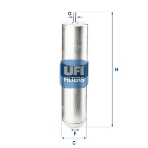 Фільтр паливний UFI 31.857.04 зображення 1