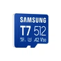 Карта памяти Samsung 512GB microSDXC class 10 UHS-I U3 V30 A2 T7 (MB-MB512T/WW) - уменьшенное изображение 3