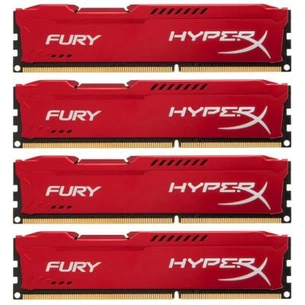 Модуль пам'яті для комп'ютера DDR4 32GB (4x8GB) 2933 MHz HyperX FURY Red Kingston Fury (ex.HyperX) (HX429C17FR2K4/32) зображення 1