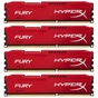Модуль пам'яті для комп'ютера DDR4 32GB (4x8GB) 2933 MHz HyperX FURY Red Kingston Fury (ex.HyperX) (HX429C17FR2K4/32) - зменшене зображення 1