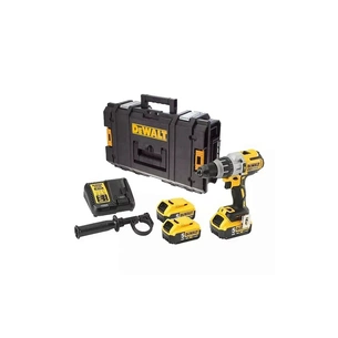 Шуруповерт DeWALT XR Li-Ion 18 В, 95 Нм, 2 АКБ + ЗП, рукоятка, кліпса, кейс (DCD996P3K) зображення 1