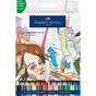 Набір маркерів Faber-Castell двосторонніх Goldfaber Gofa Sketch Markers, 24 кольора (32610) - зменшене зображення 1