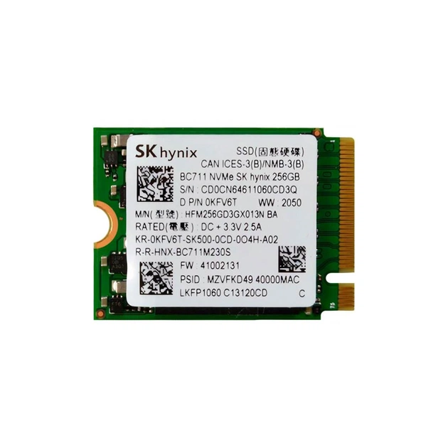 Накопитель SSD M.2 2230 256GB Hynix (HFM256GD3GX013N) - изображение 1