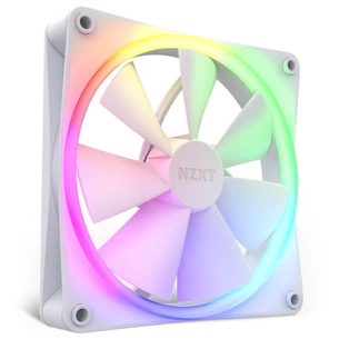 Кулер до корпусу NZXT F140RGB - 140mm RGB Fans - Single (White (RF-R14SF-W1) зображення 1
