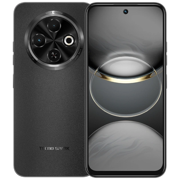 Мобільний телефон Tecno Spark 30C 4/128GB Orbit Black (4894947051746) - зображення 1